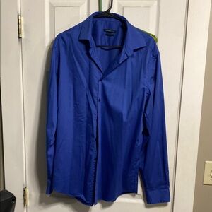 Van Heusen Men's Blue Slim Fit Shirt